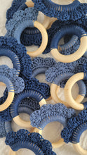 Cargar imagen en el visor de la galería, Servilletero Ola Navy (Set de 8)
